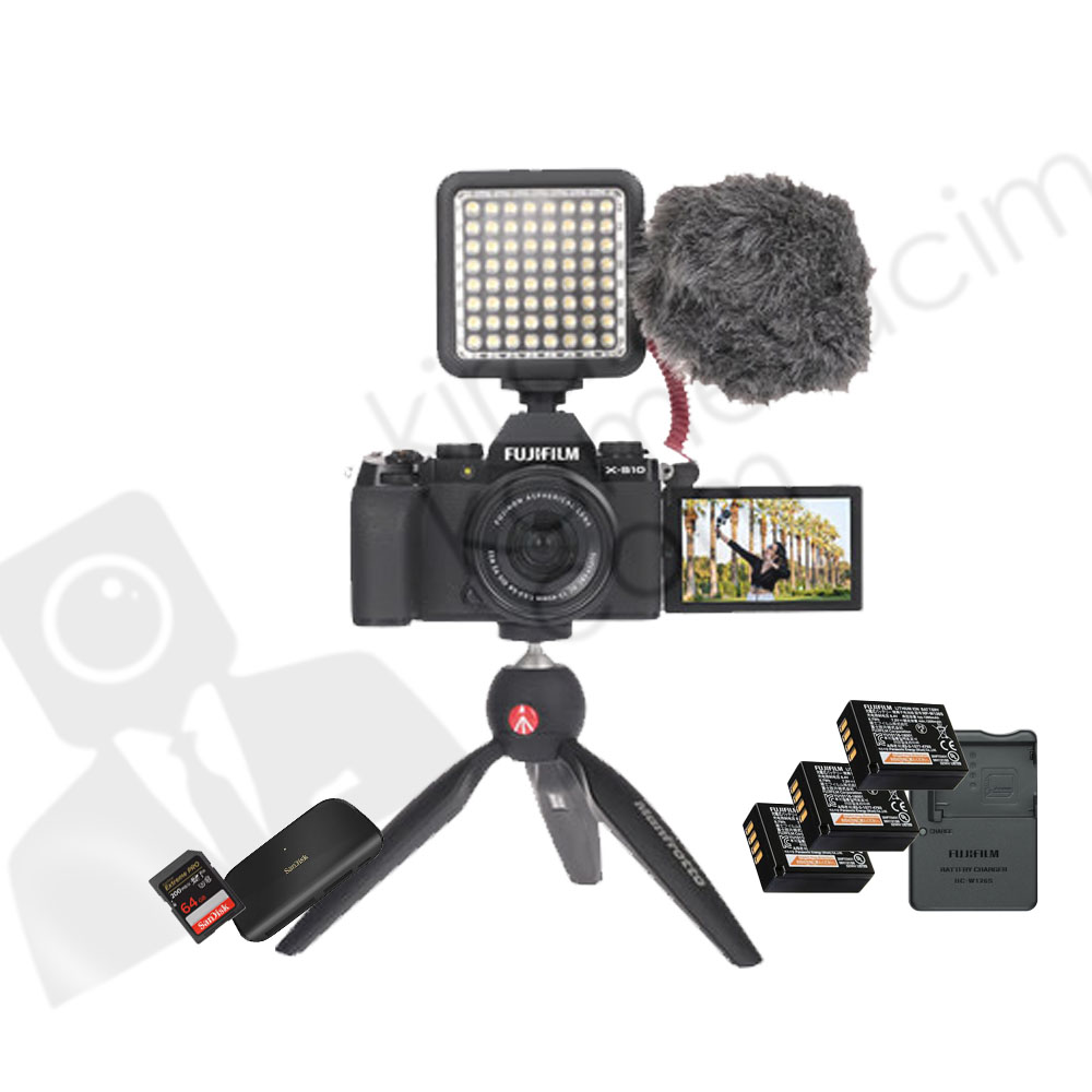 【FUJIFILM】X100F + X20 セット Fujifilm X-S20 Siyah + XF16-80mm Vlogger Hazır Kit - Türkiye'de
