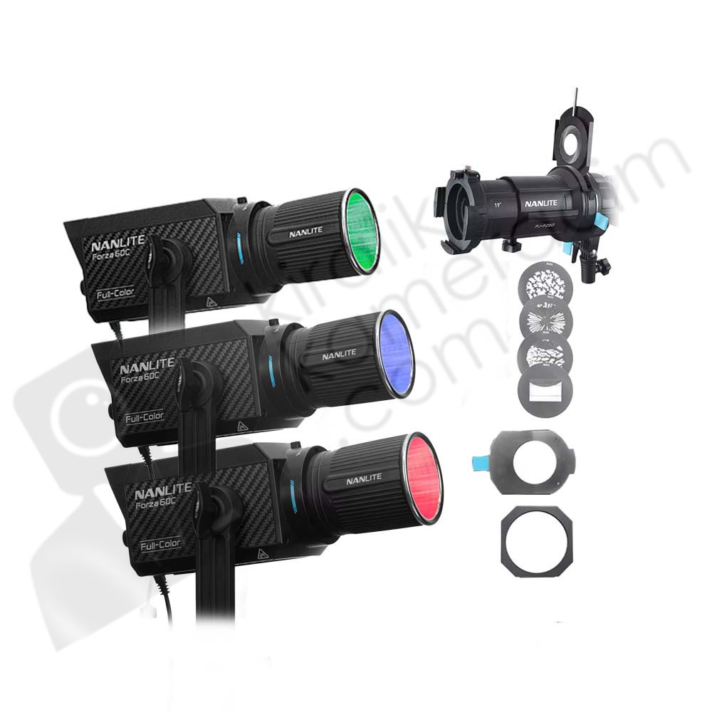Kiralık Nanlite Forza 60C RGB LED 3lü | Kiralık Kameracım