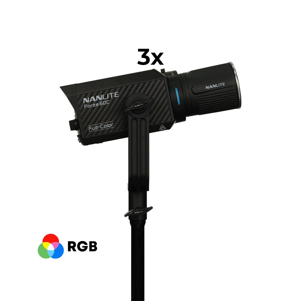 Kiralık Nanlite Forza 60C RGB LED 3lü | Kiralık Kameracım