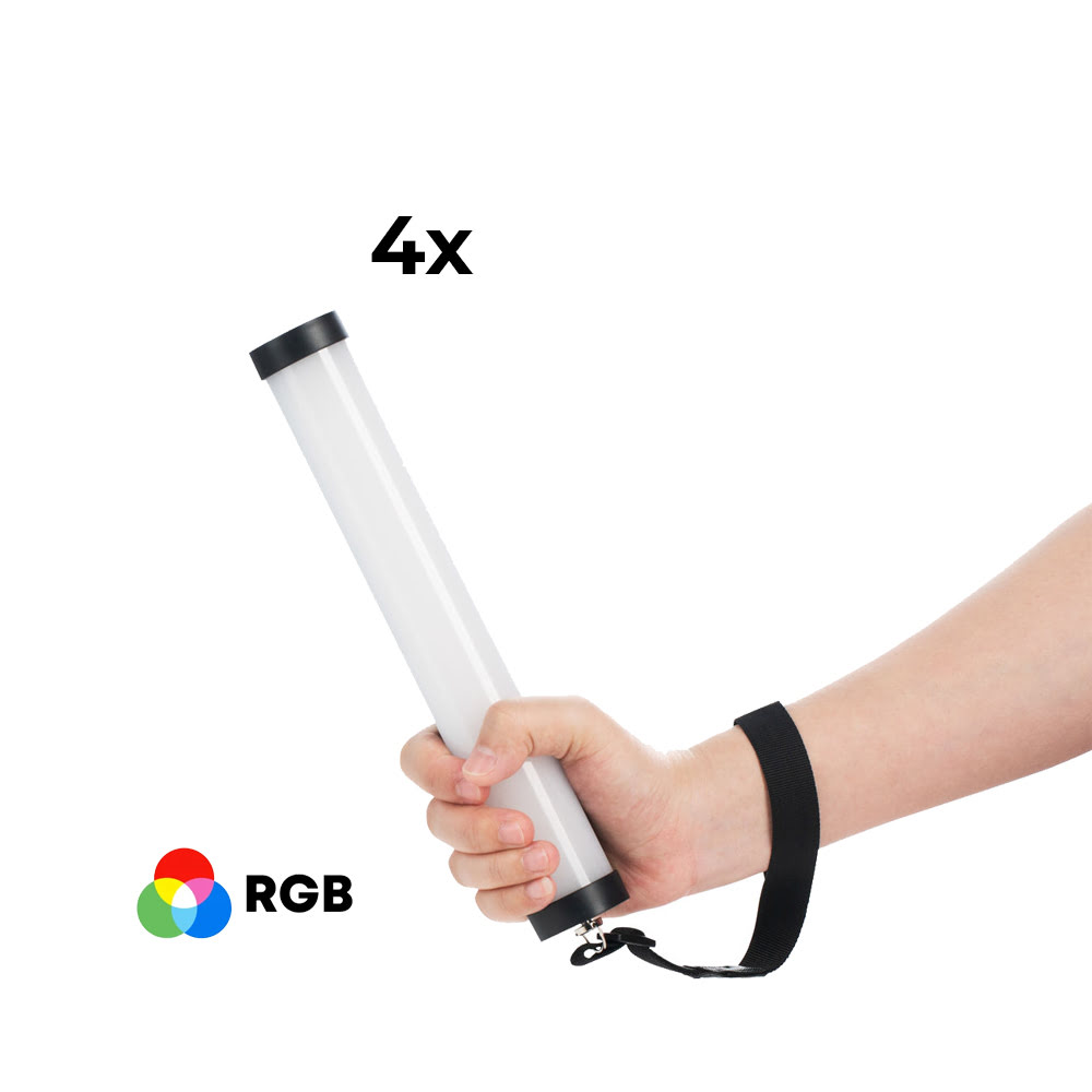 Kiralık Nanlite RGB LED 4lü Tüp Set | Kiralık Kameracım